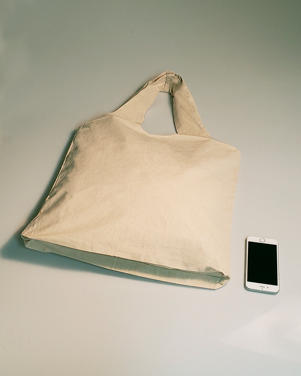 Large 100% Cotton Organic Stow-N-Go Tote Bag - OR130