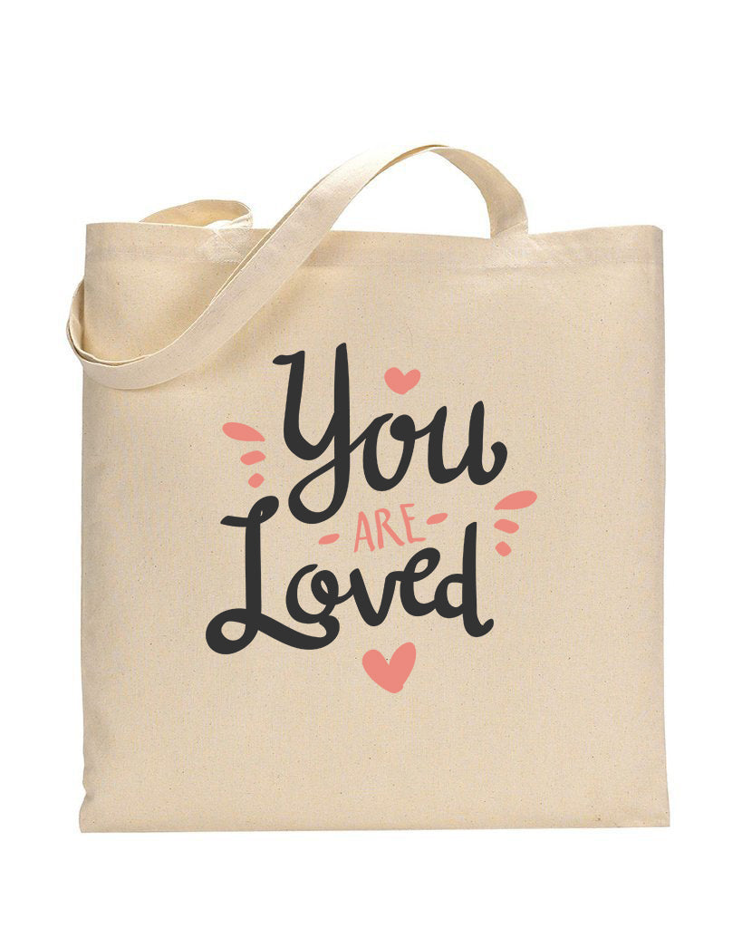 Black Natural Color Handle Customized Tote Bags - Logo Tote Bags Two Tone