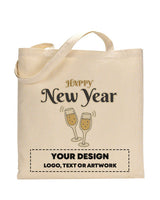 Happy New Year Cheers Tote Bag - New Year's Tote Bags