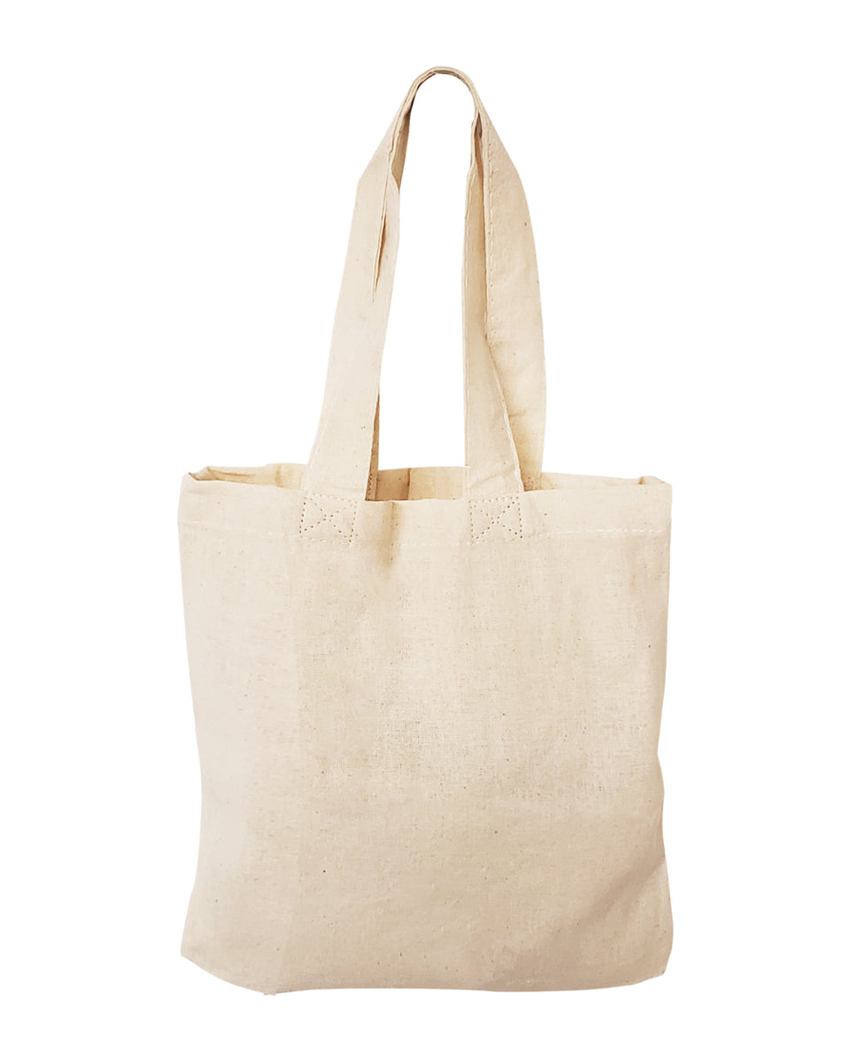 Closeout 8 in MINI Cotton Tote Bag - TB108