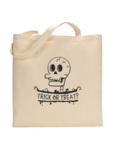 Skull Trick or Treat? - Halloween Tote Bags