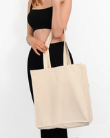 Organic Canvas Self Standing Grocery Shopper Tote Bags - OR235