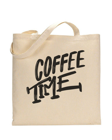 Coffee Time Design - Coffee Shop Tote Bags
