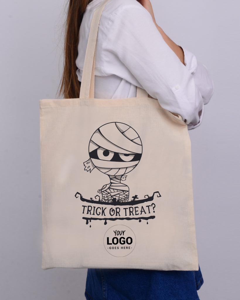 Mummy Trick or Treat? - Halloween Tote Bags