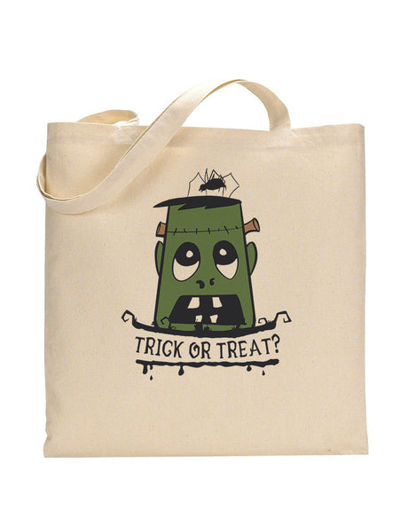 Frankenstein Trick or Treat? - Halloween Tote Bags