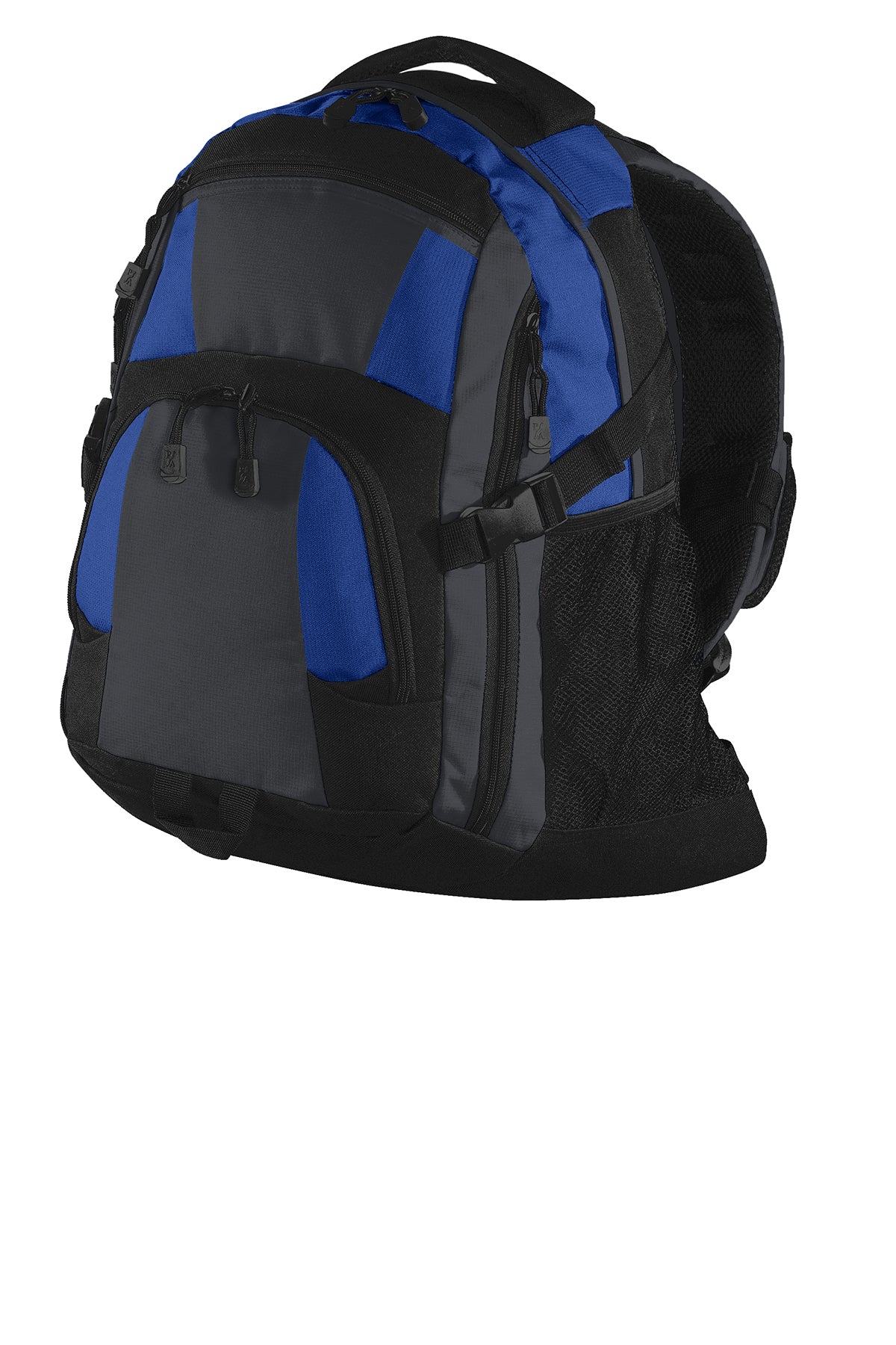 All-in-One Urban Backpack with Laptop Sleeve, Royal / Magnet / Black by Tote Bag Factory