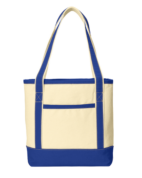 Daily Med/Large Cotton Canvas Two-tone Tote Bags