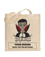 Dracula Trick or Treat? - Halloween Tote Bags