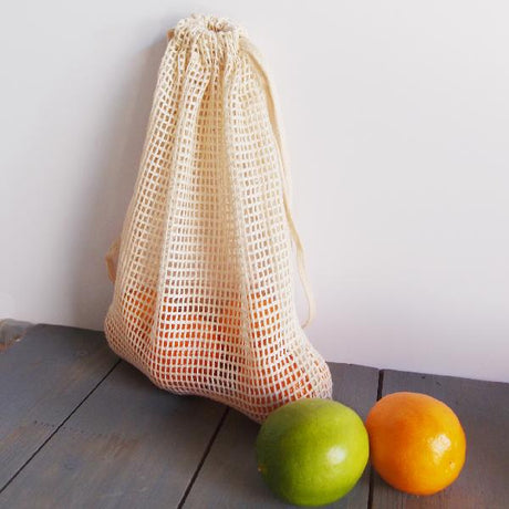 Eco-Friendly Value Cotton Net Bags (Pack of 12)