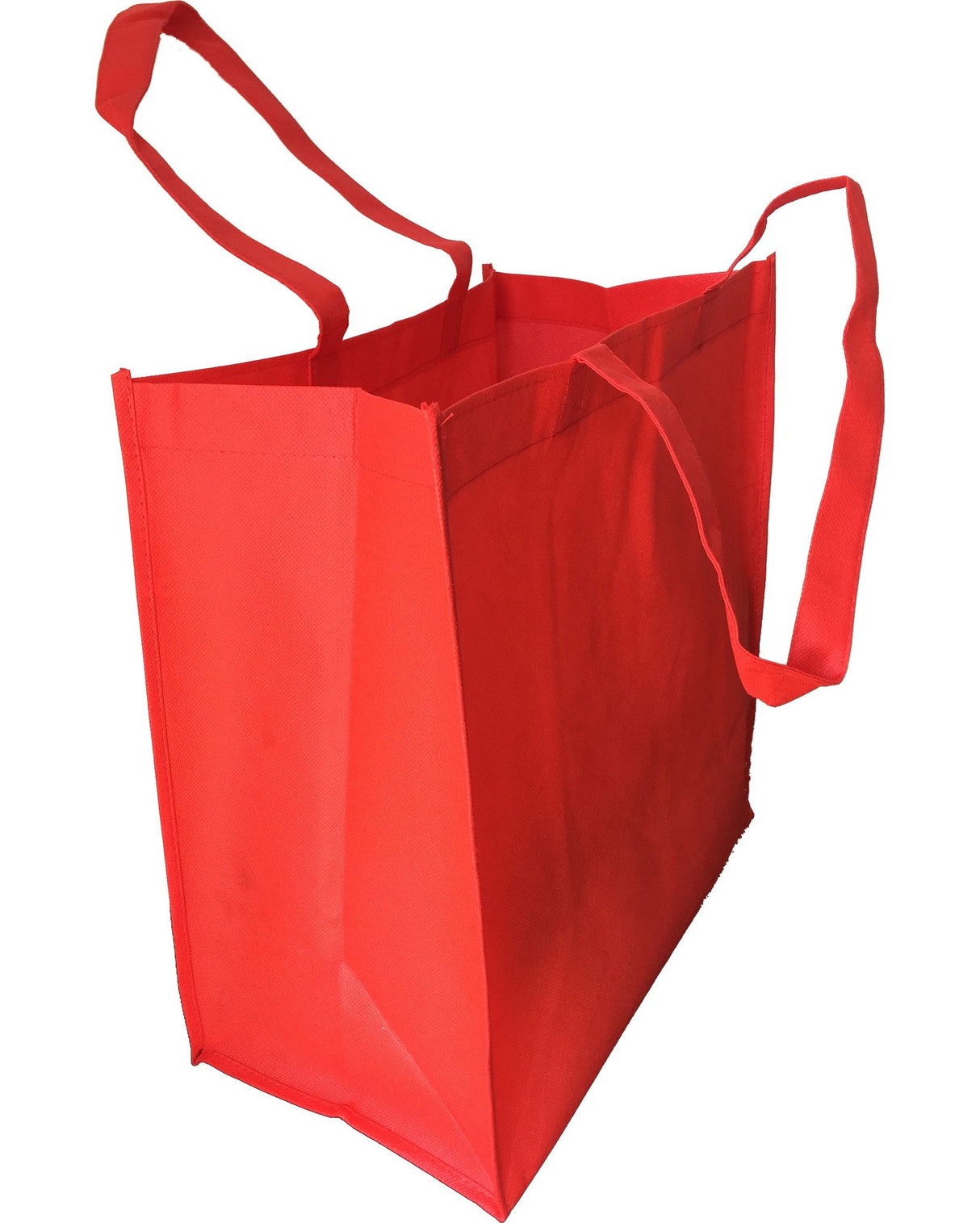 Cheap Large Grocery Red Tote Bags