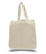 Wholesale Natural Cotton Tote Bags W/Gusset