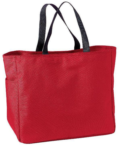  Polyester Red Tote Bags Reusable