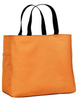  Polyester Tangerine Tote Bags Reusable
