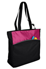 Improved Two-Tone Colorblock Tote Bag