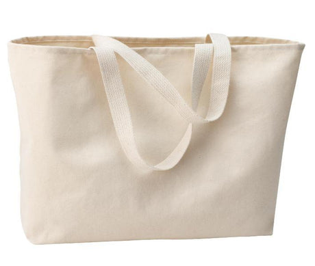 12 ct Oversized Jumbo 100% Twill Cotton Tote Bag - By Dozen