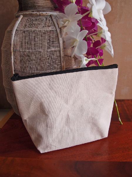 canvas cosmetic bags 