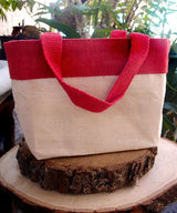 red juco tote bags