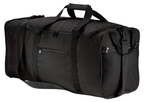Protege 20 inch Collapsible Sport and Travel Duffel Bag, Black