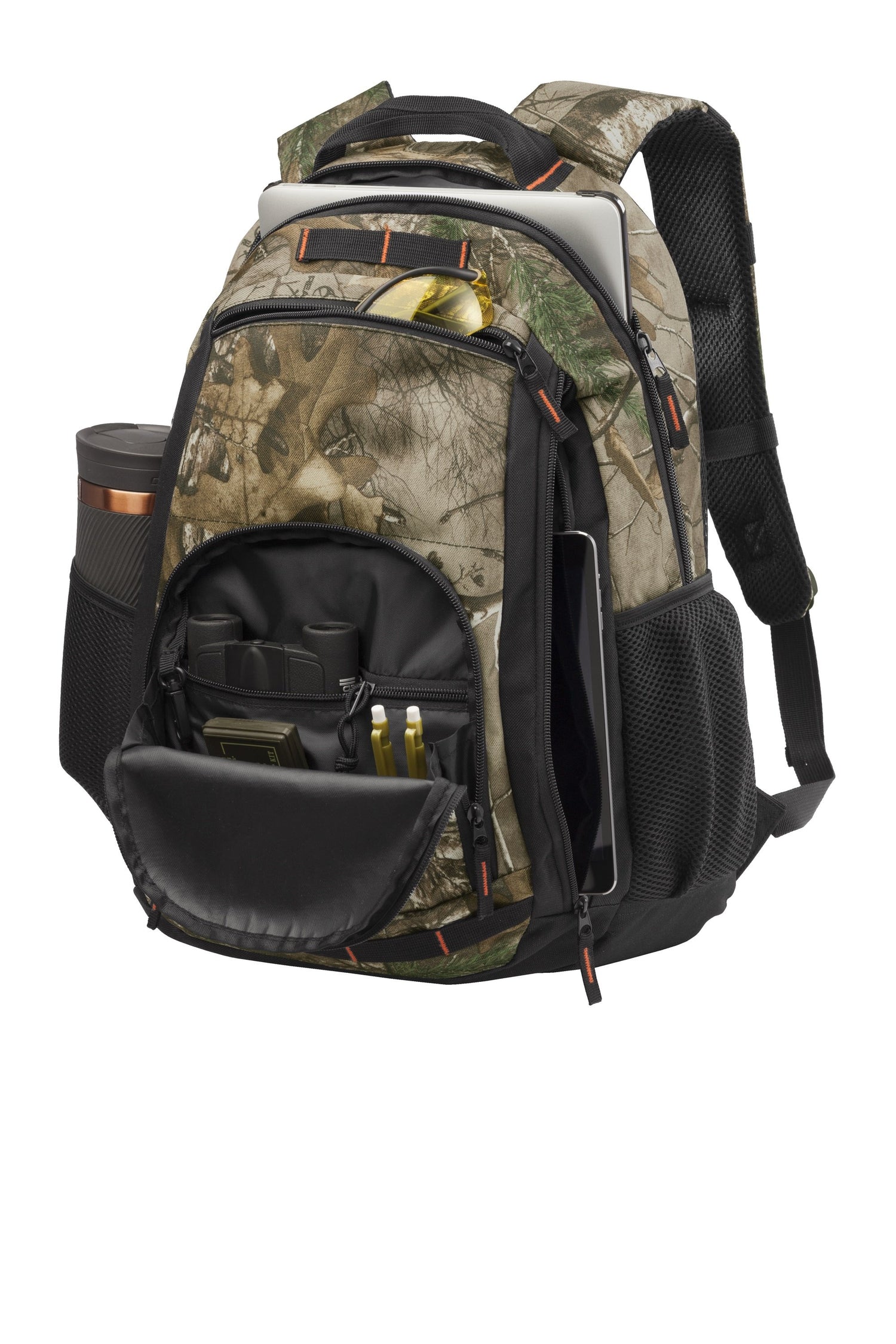 Camo Xtreme Backpack with Side Pockets and Laptop Pouch, Camo by Tote Bag Factory