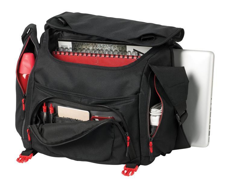 Cyber Messenger Bag with Laptop Sleeve up to 15"