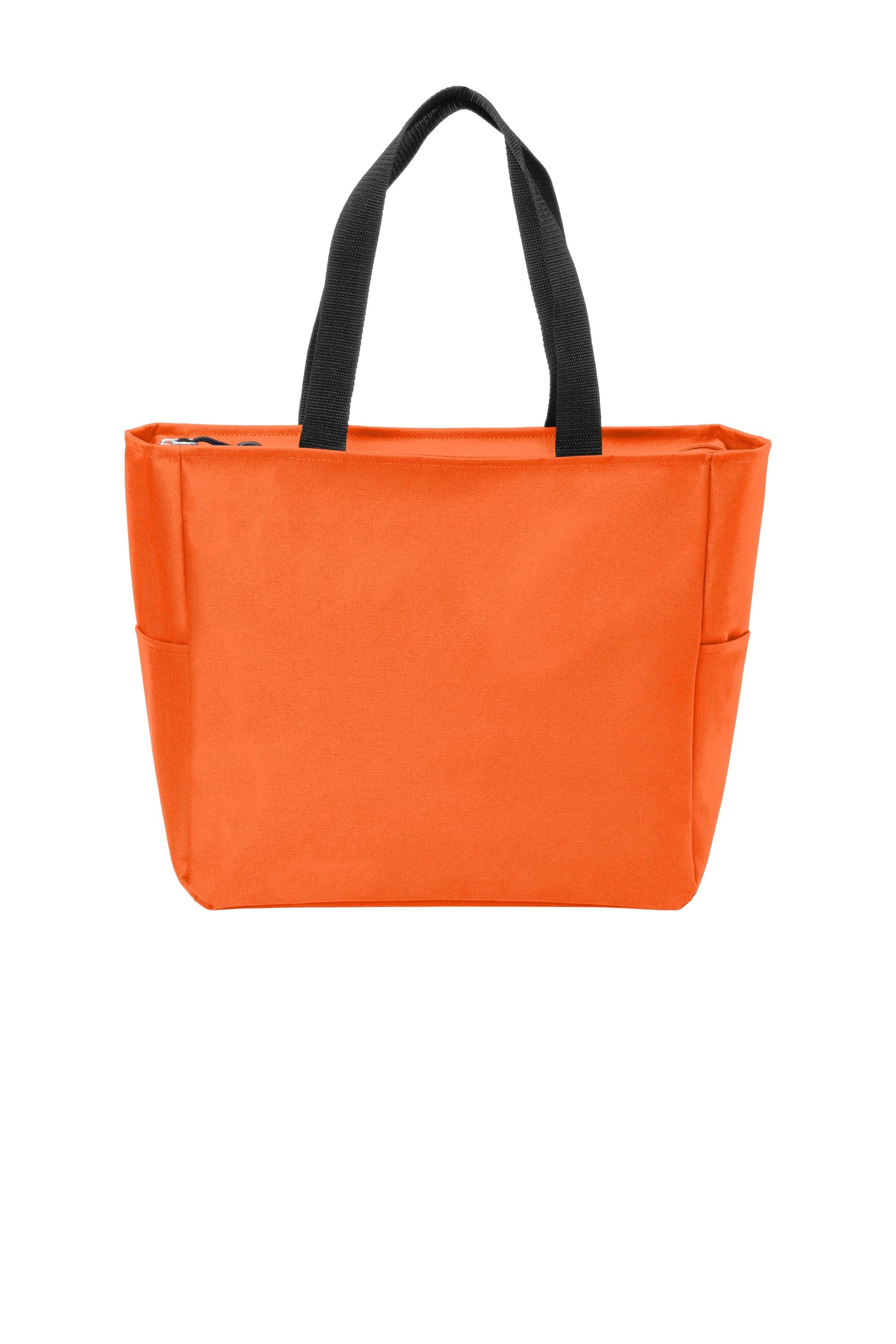 Polyester Improved Essential Tote Bags with Zippered Closure