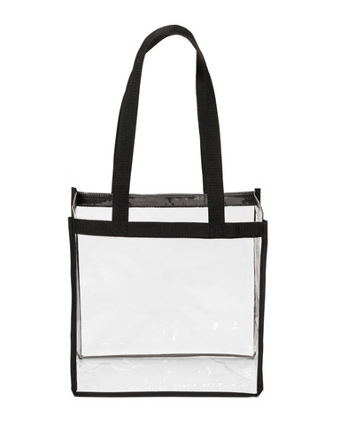 Closeout Stadium Approved Clear PVC Tote Bags