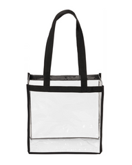 Wholesale Clear vinyl tote bag,Custom Clear Stadium Bags,clear