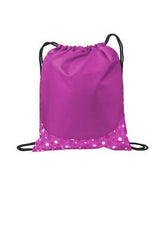 Drawstring Backpack Cheap Bubbles Pink