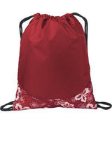 Wholesale drawstring bags cheap Red/ White