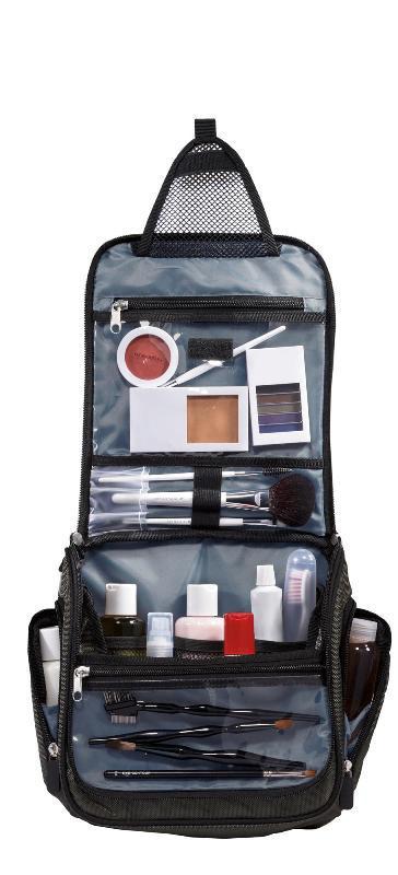 hanging toiletry cosmetics travel bag Multi-pocket Hanging Toiletry Kit. Wholesale Cosmetic Bag