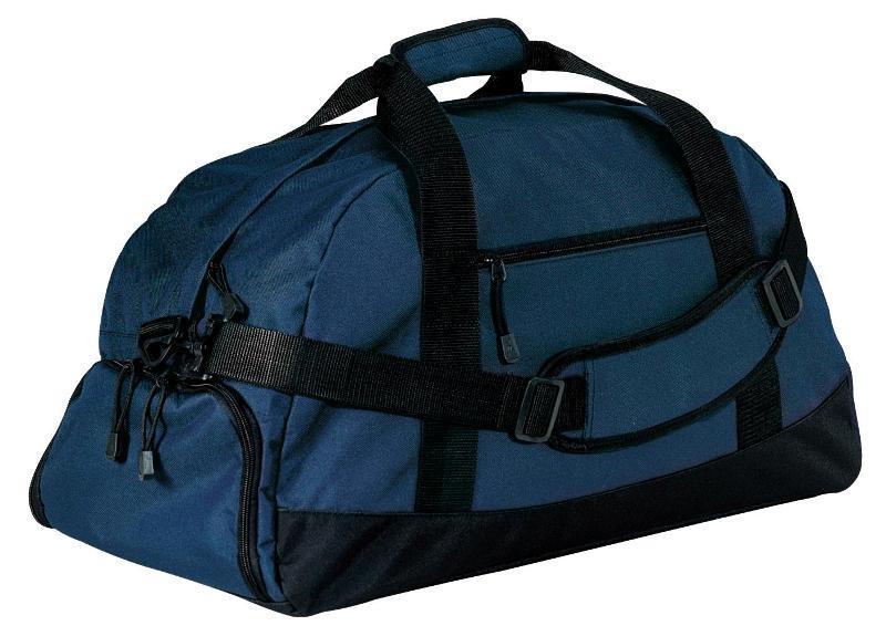 600 Denier Polyester Large Duffel With Zip Pockets