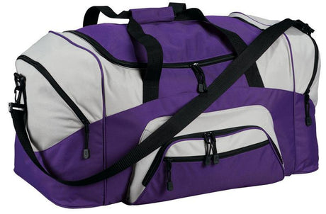 Cute Purple/Grey Sport Gym Bags