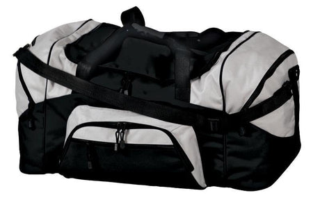 Affordable Black/Grey Polyester Sport Gym Duffel Bags