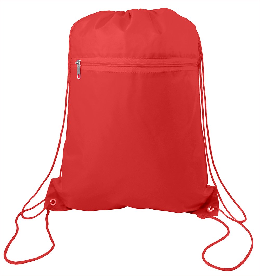 Red Affordable Drawstring Bags