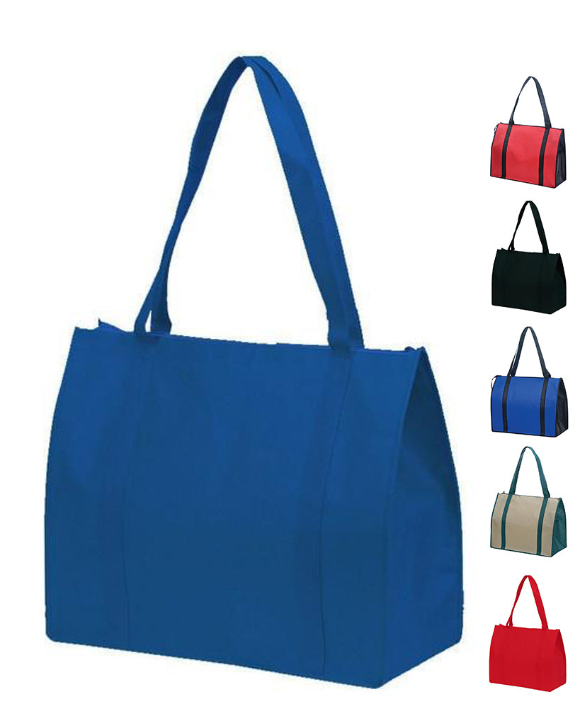 Large Non-Woven Tote Bag w/Side Pockets – EVE PEARL GreatFaces