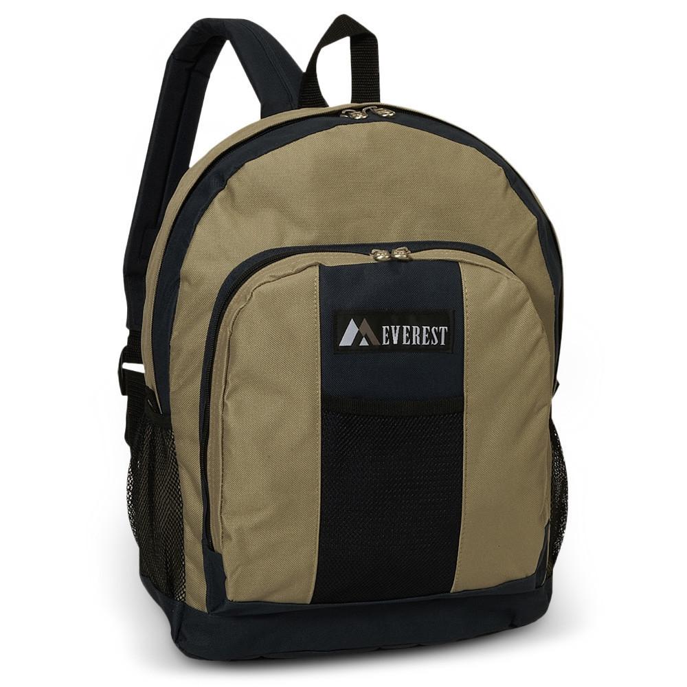 Value School Backpacks W/ Front & Side Pockets