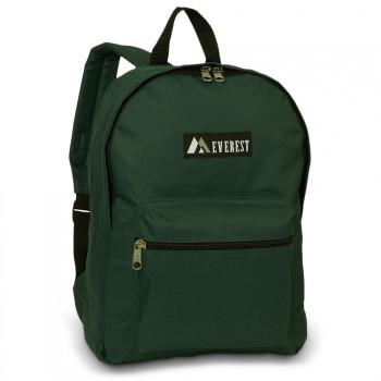 Wholesale Dark Green Basic Backpack Cheap