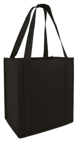 Cheap Grocery Shopping Tote Bag black