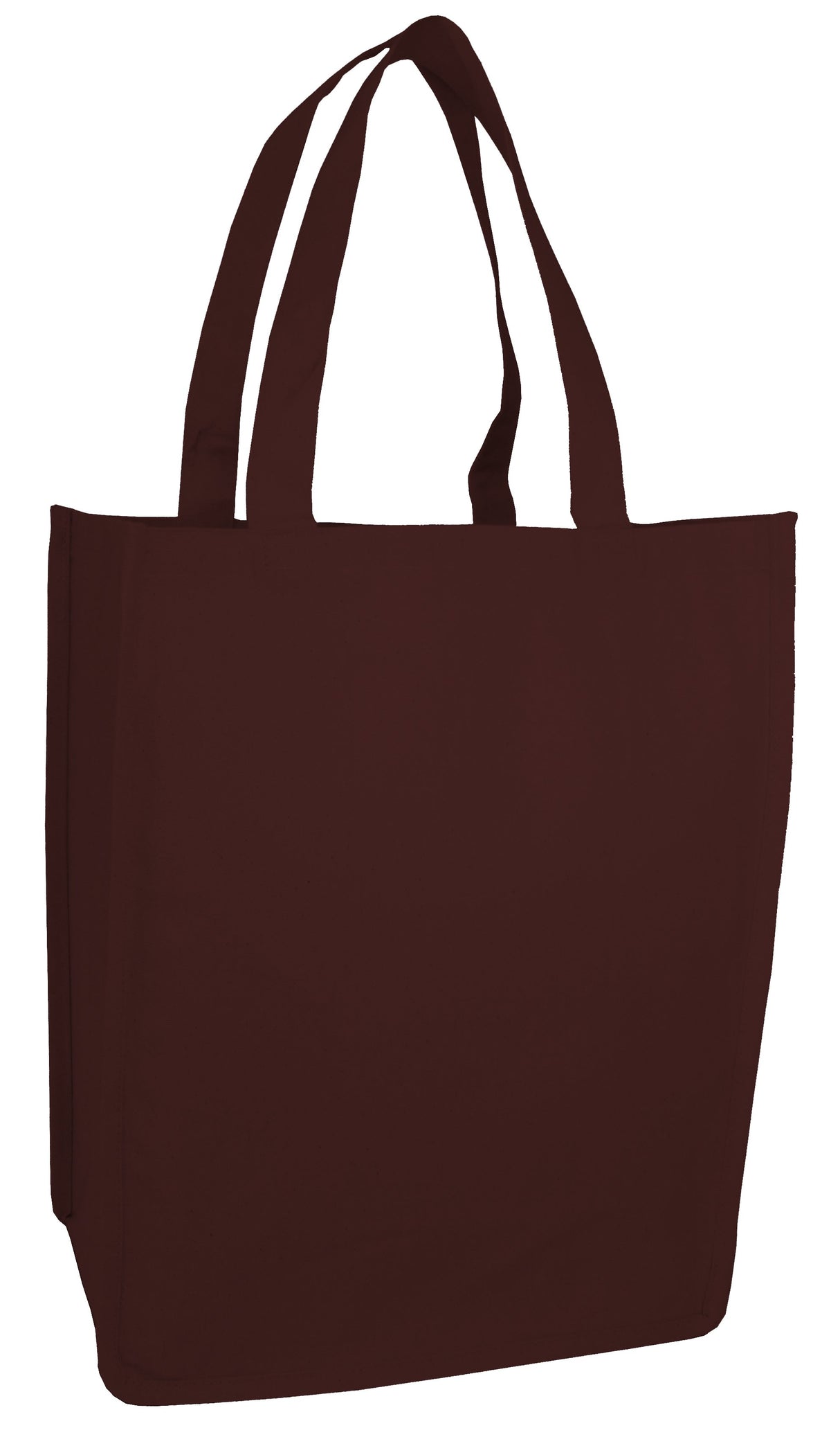 72 ct Jumbo Size Heavy Canvas Wide Shopper Tote Bag - By Case