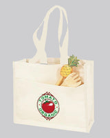 Customized Heavy Canvas Tote Bag with Colored Trim - Personalized Tote Bags With Your Logo - TF211