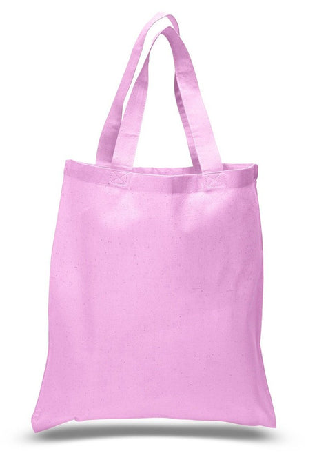 Cheap Cotton Reusable Tote Bags Light Pink