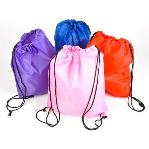 Small Polyester Drawstring Bags (CLOSEOUT)
