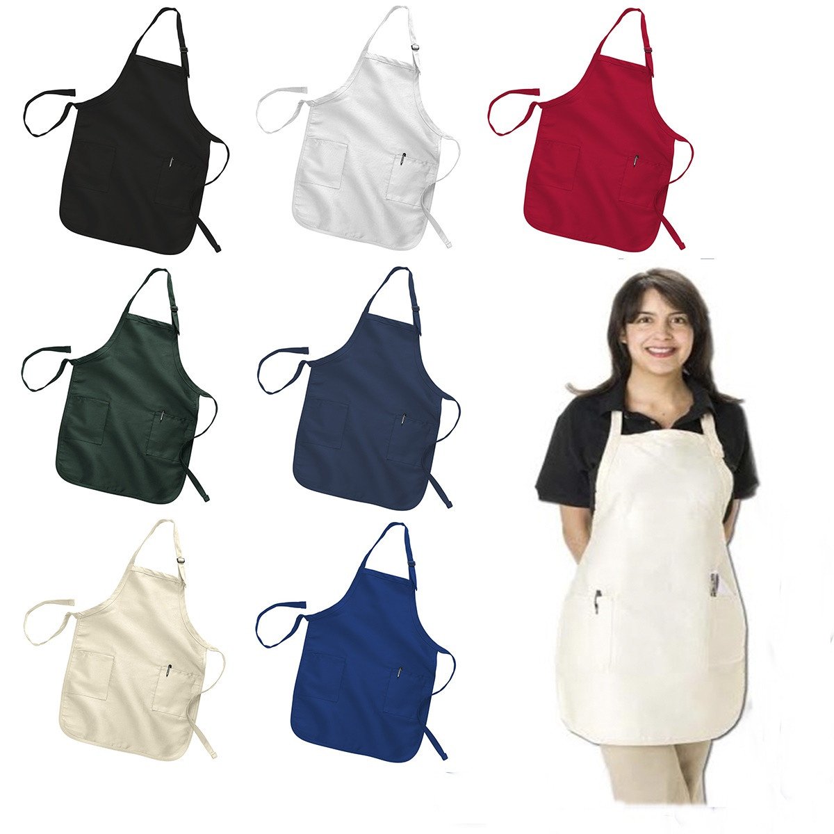 Wholesale Apron, Cheap Chef Apron, Full length Apron