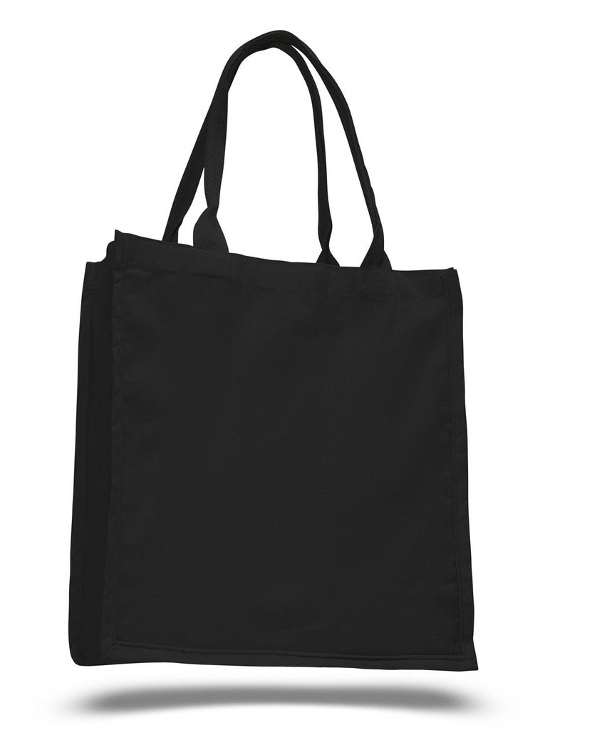 Black canvas 2024 tote bags bulk