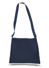 Cheap Navy Messenger Tote Bag with Long Straps