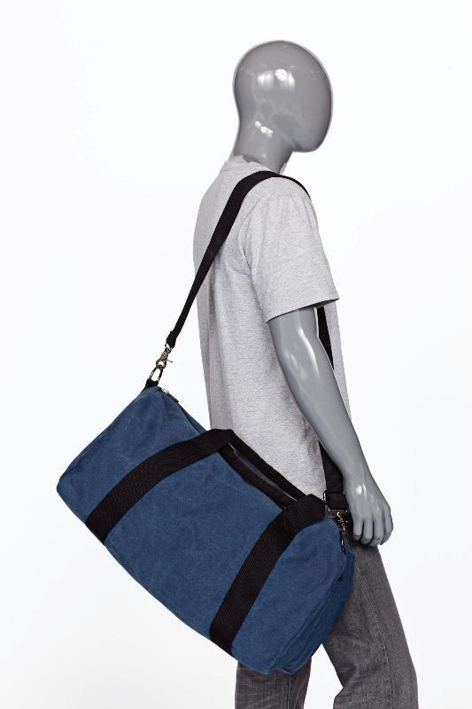 Weekender Washed Cotton Canvas Duffel Bag
