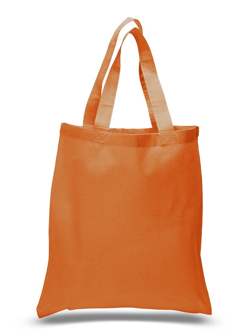 Cotton Promotional Tote Bags Orange