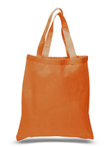 Cotton Promotional Tote Bags Orange