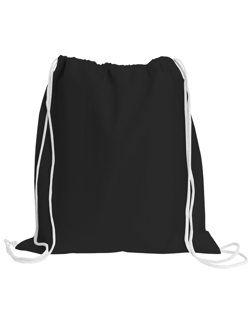 economical promotional small cotton drawstring backpack 