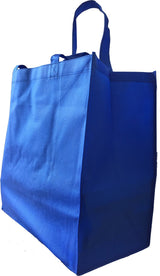 Economic Large Grocery Royal Blue Tote Bags